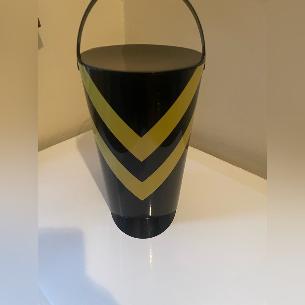 Black and Yellow Radio City Rockettes Popcorn Bucked